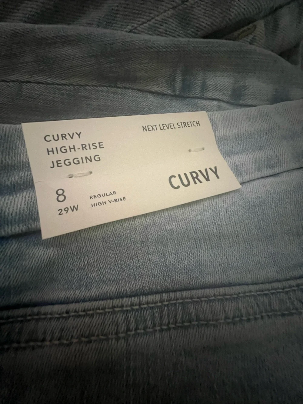 American Eagle Outfitters Curvy High-Rise Jegging - Light Blue